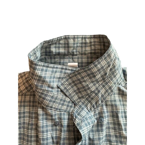 Run N Gun American Fishing Tackle Co Sleeveless Plaid Button Down Shirt Size XXL - Picture 2 of 7